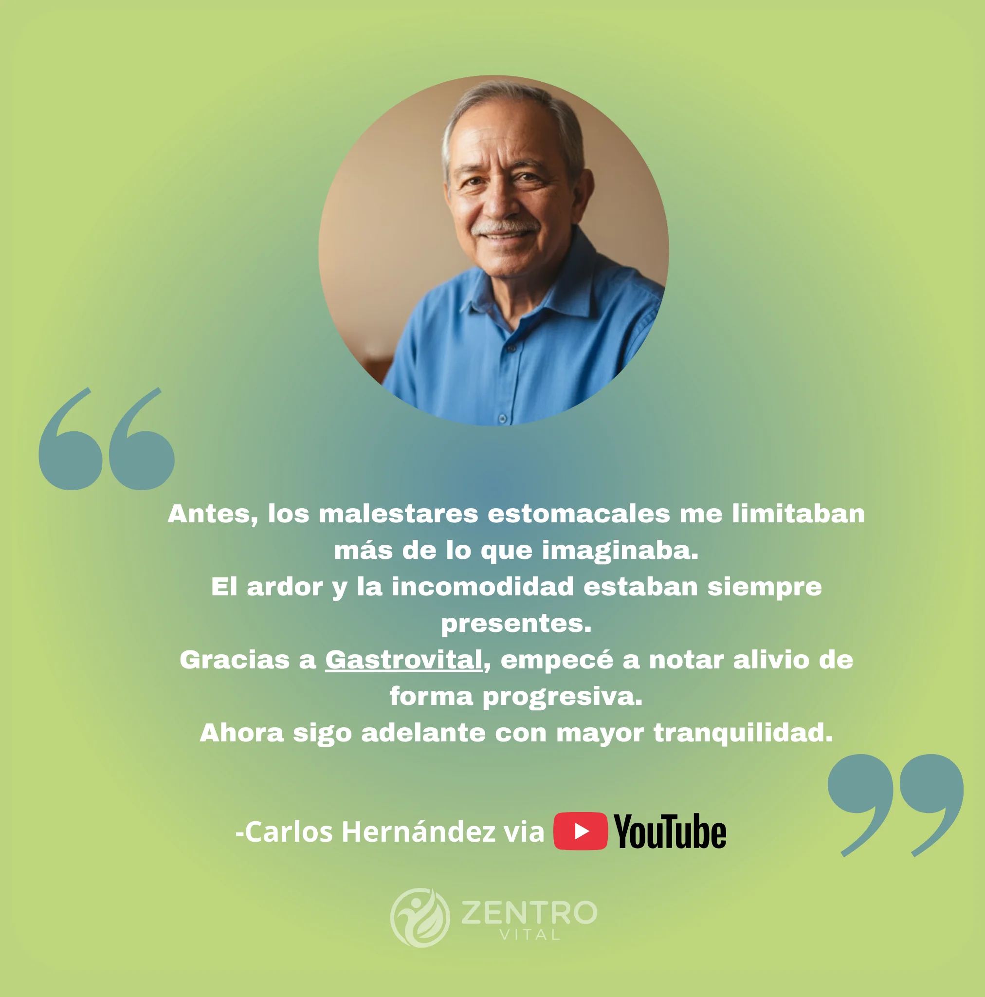 Comentario Instagram GastroVital