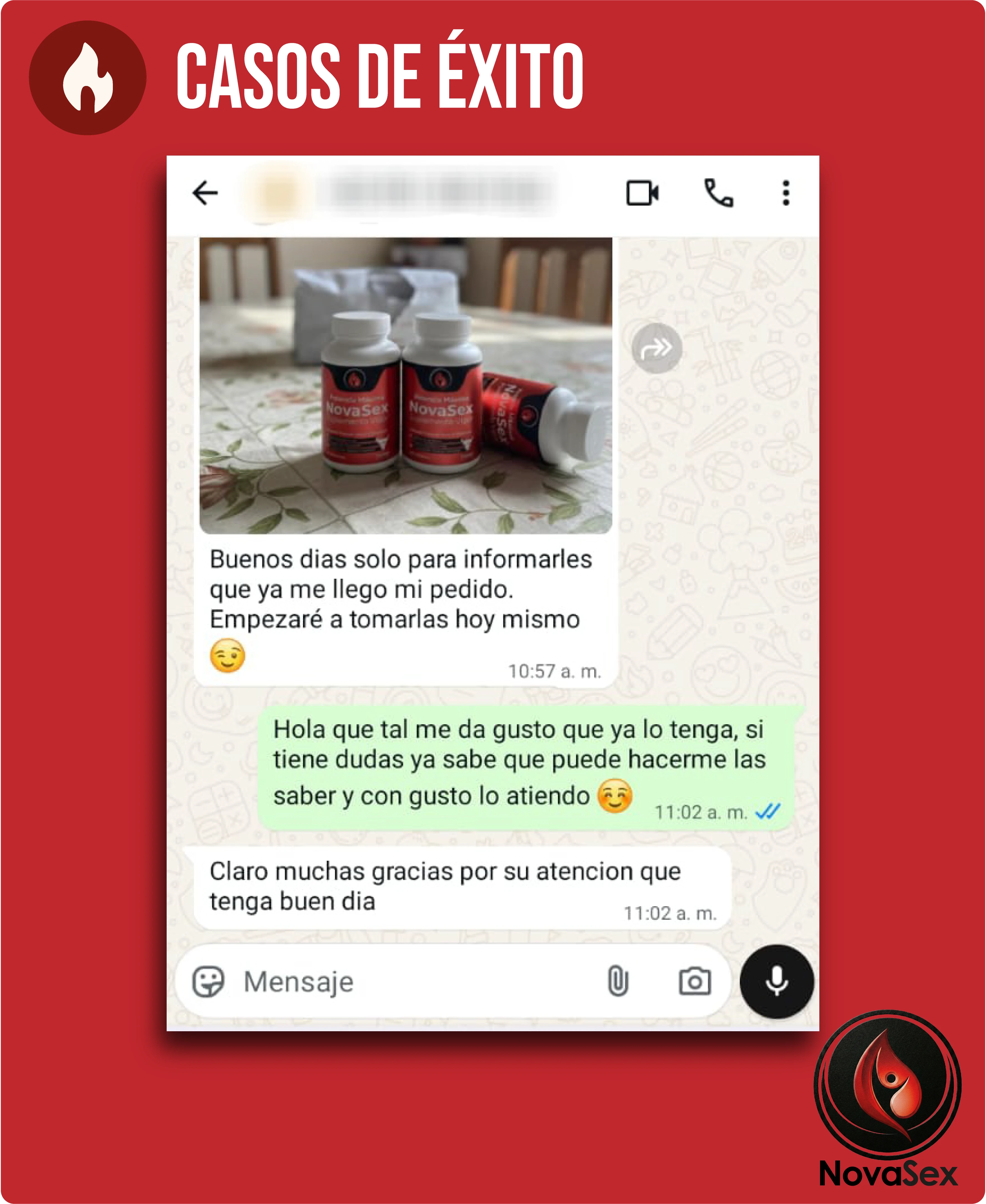 Testimonio WhatsApp 1